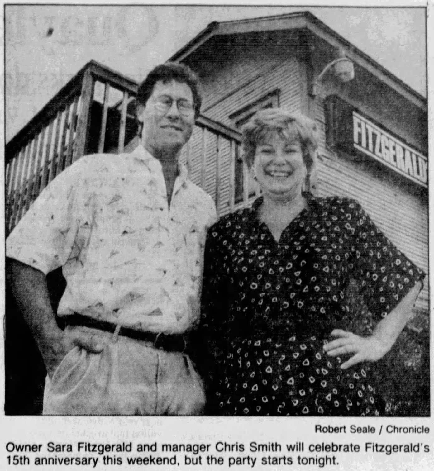 Chris Smith with Sara Fitzgerald